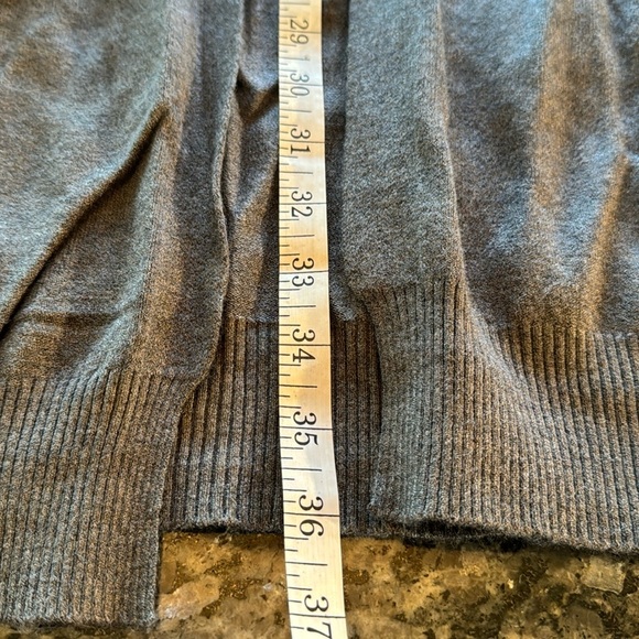Ter a rose gray long knitted cardigan NWT XL - Picture 8 of 11